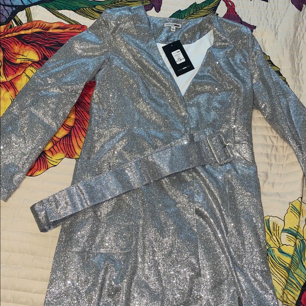 BRAND NEW GLITTER BLAZER DRESS